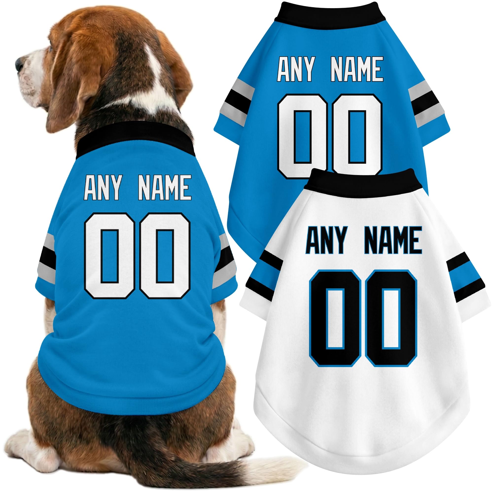 Carolina Dog Clothes Custom Name Number T Shirt for Dog Gifts