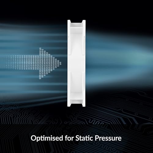 Miniatura 7 de ARCTIC P12 Max - Ventilador de alto rendimiento de 4.724 in, controlado por PWM 200-3300 RPM, optimizado para presión estática, modo 0dB - Blanco