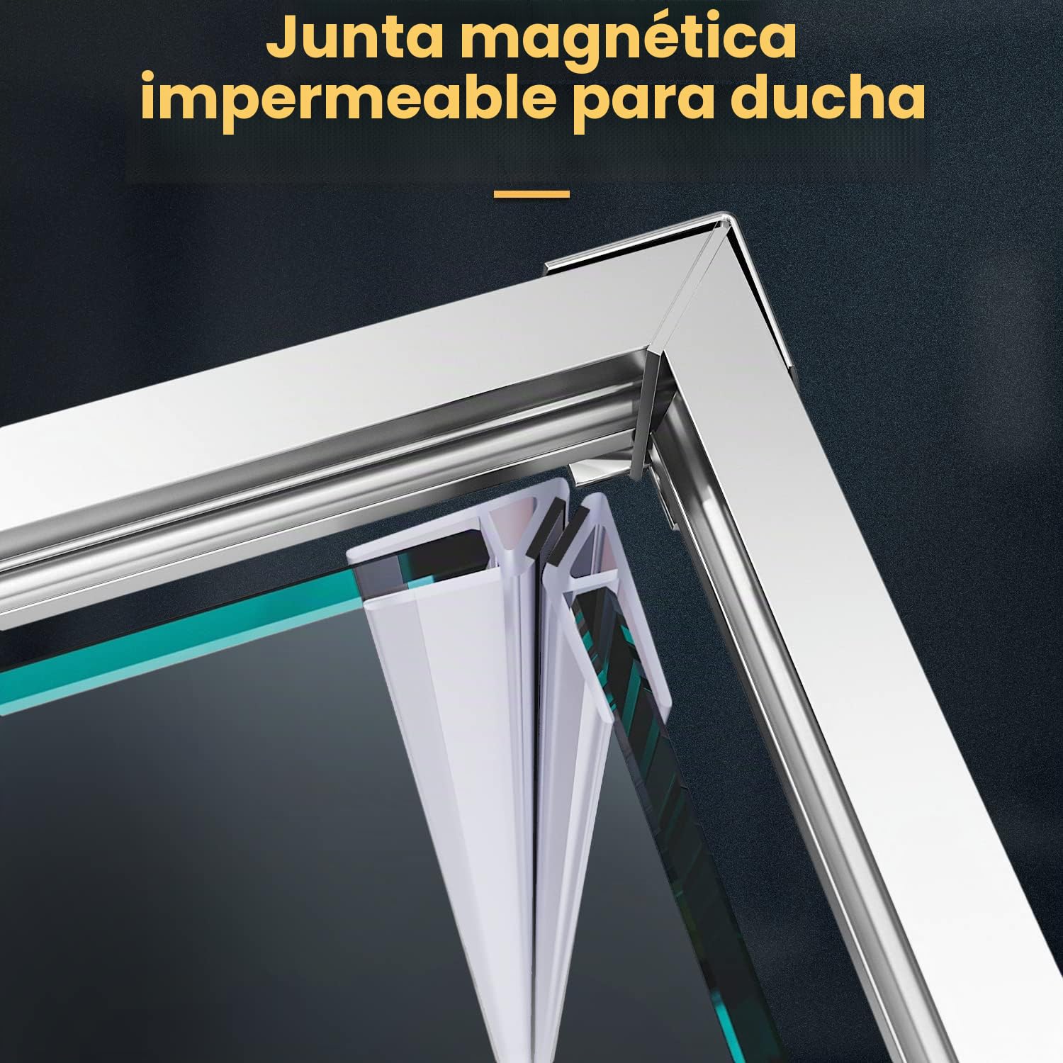 SONNI Mamparas de Ducha Corredera 120x70 cm,Angular Puertas Retangular,Easyclean Vidrio Templado de Seguridad 5mm con NANO Tratamiento Antical