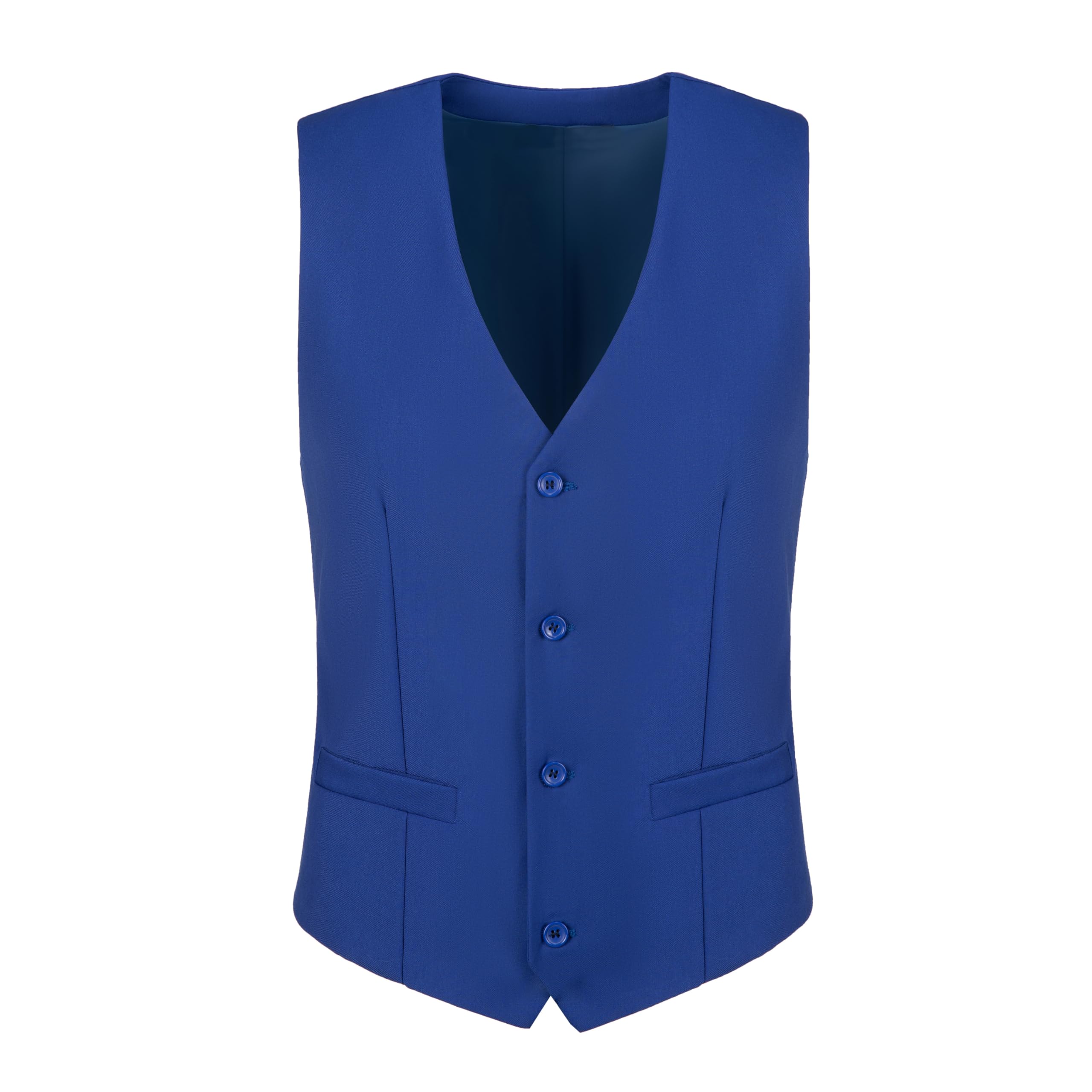 Men's Suit Vest Business Formal Dress Vests for Men Solid Color Casual Wedding Tuxedo Waistcoat