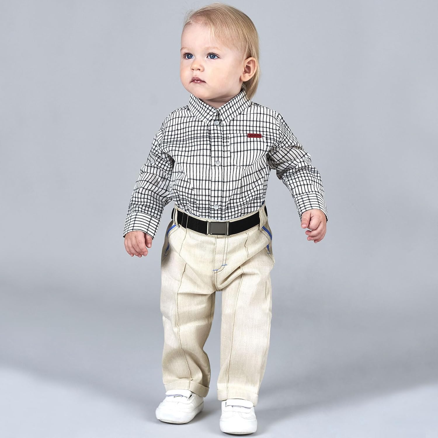 Kajeer Magnetic Boys Belt, Adjustable Elastic Kids Belts for Boys Girl with Magnetic Buckle - Image 3