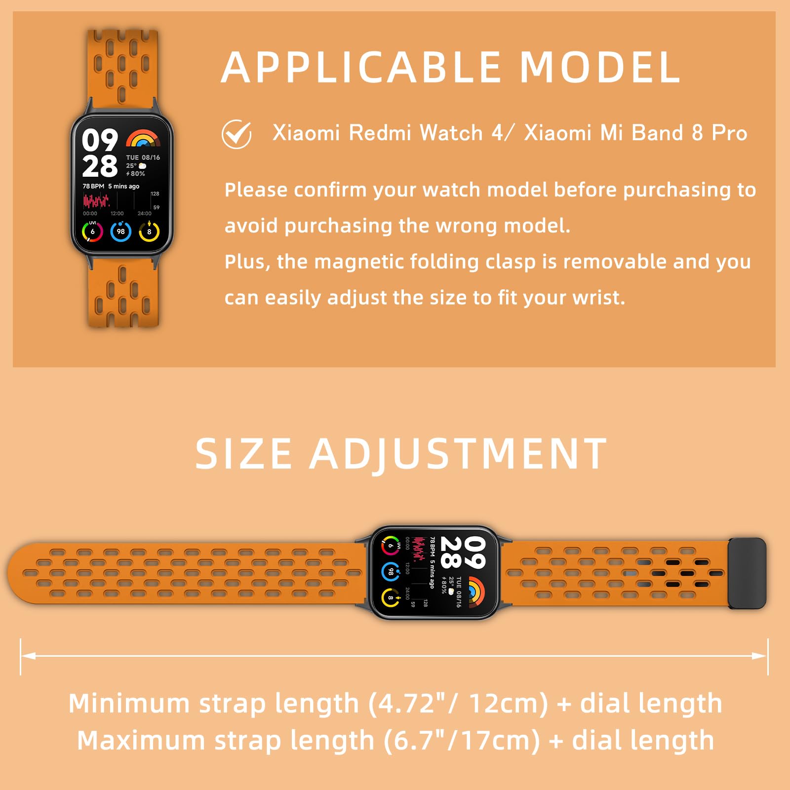 Cinturino in silicone morbido Xiaomi Redmi Smart Band Pro