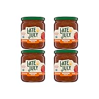 Vista 8 de Late July Snacks Salsa Mediana, Tarro de 15.5 oz