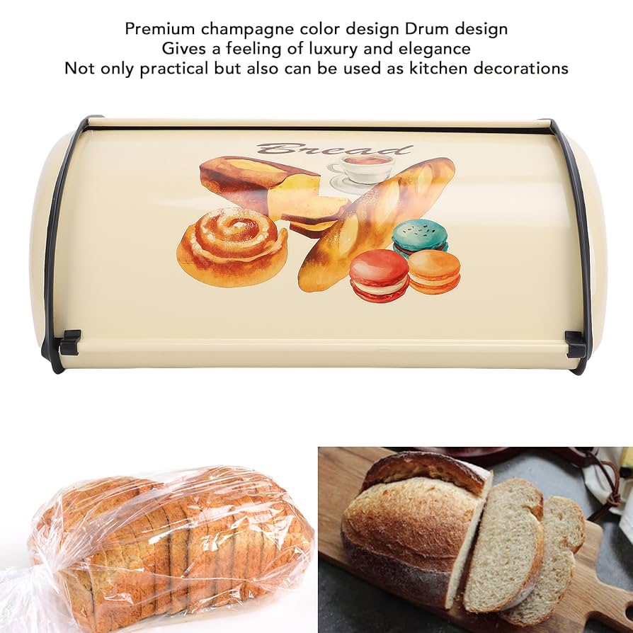 BREAD BOX  ブレッドボックス 2段 ヴィンテージ アメリカ Amazon.com: HOMEKOKO Vintage Double Layer Large Bread Box