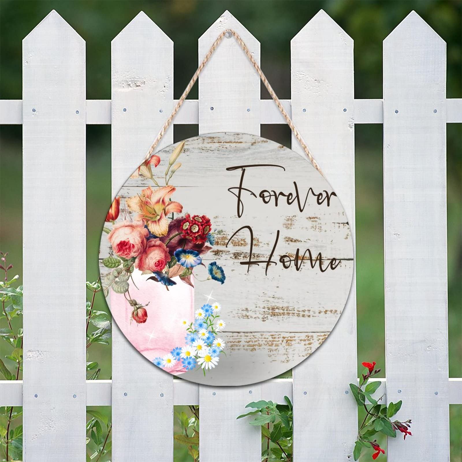 Communitywelcome Sign Flowers Personalized Floral Welcome Sign: