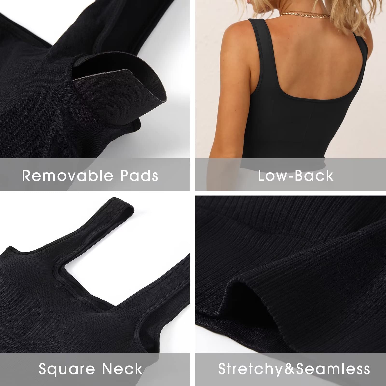 INIBUD Reggiseni senza cuciture per le donne senza ferretto reggiseno push up senza ferretto confortevole scollo a V copertura completa bralette imbottita
