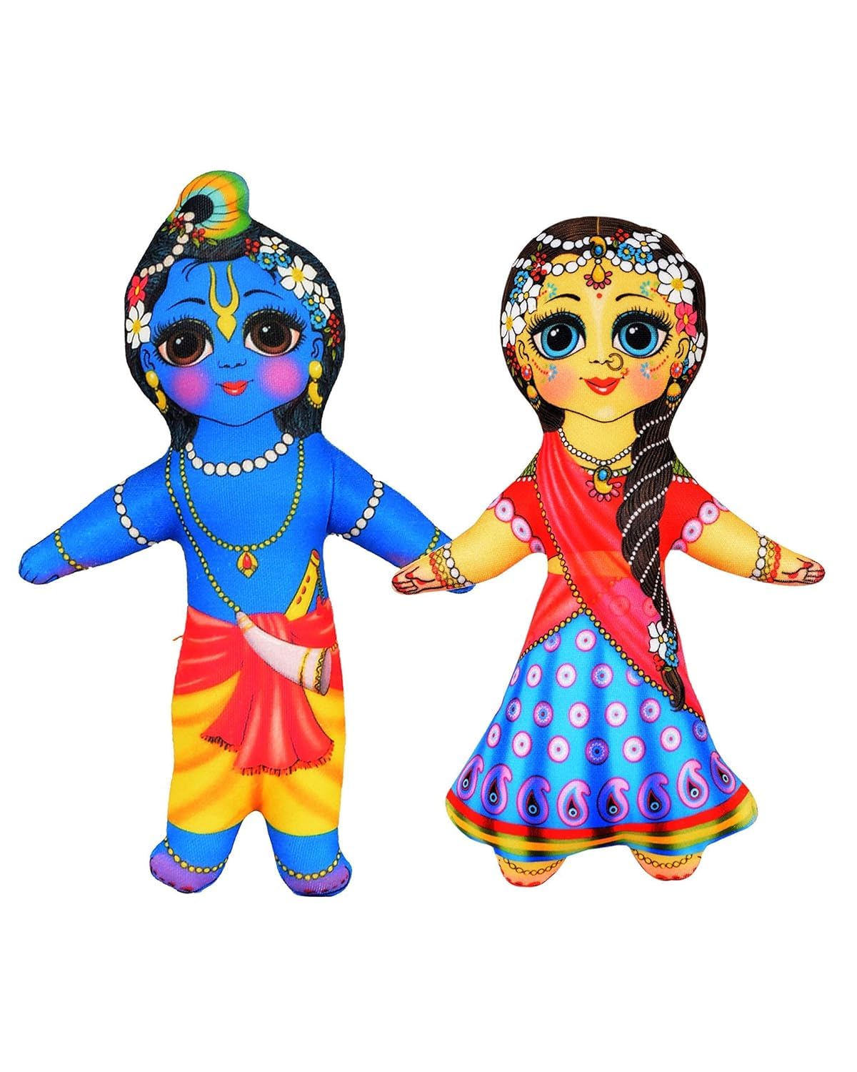 Vrindavanstore.in Radha Krishna Ji Soft Toys with Plush Washable Toys for Kids in Midium Size Soft Toy (B0D8BQWNN3) Amazon Price History, Amazon Price Tracker