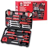 WINNER 175-Piece Multi-Purpose Automotive and Household Tool Kit in Toolbox Storage Case, Perfect for General Home and Auto Repairs, House DIY Project, Garage, Car, Travel Emergency, Housewarming Gift