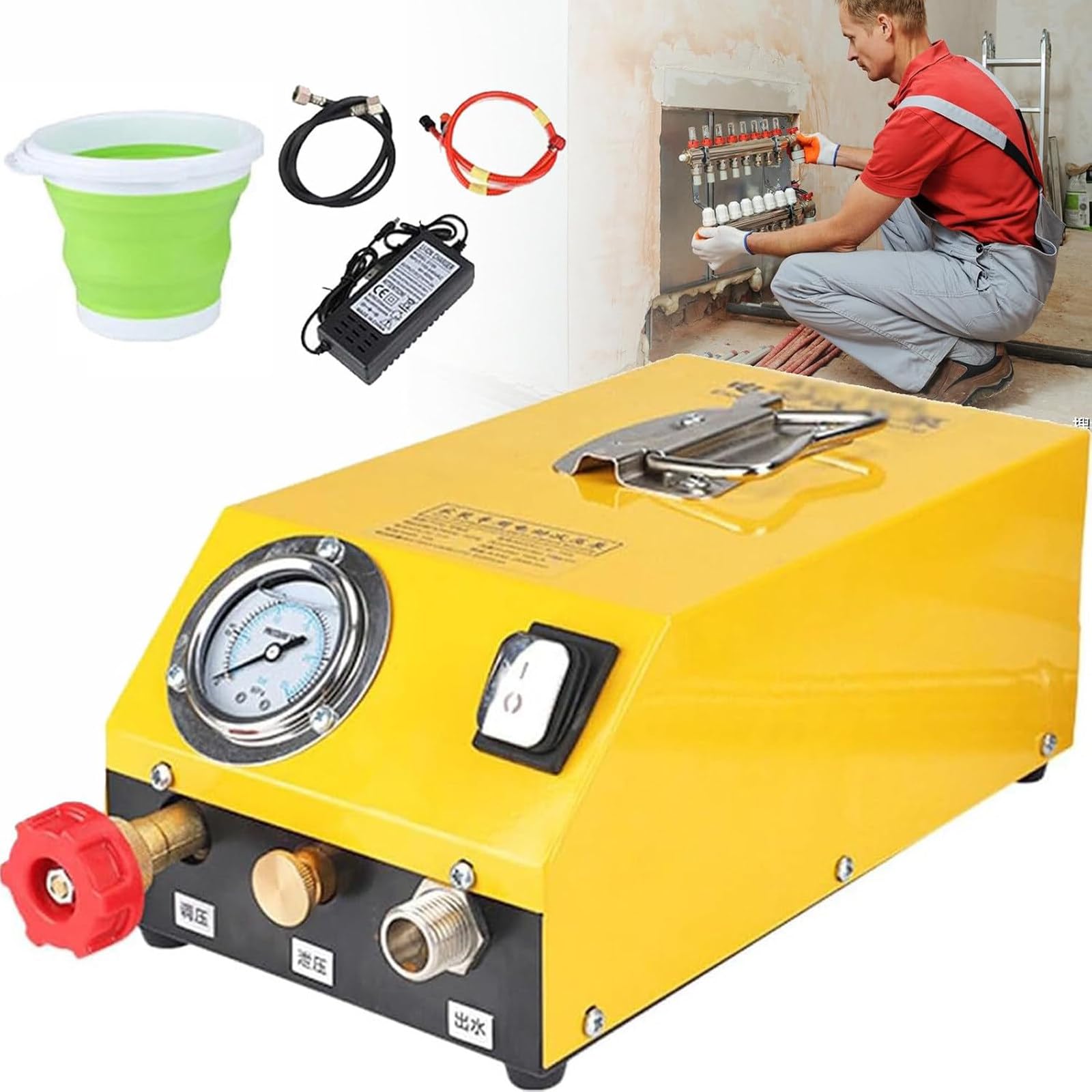 Elektryczna Pompa Do Prób Ciśnieniowych Z Regulacją 16kg