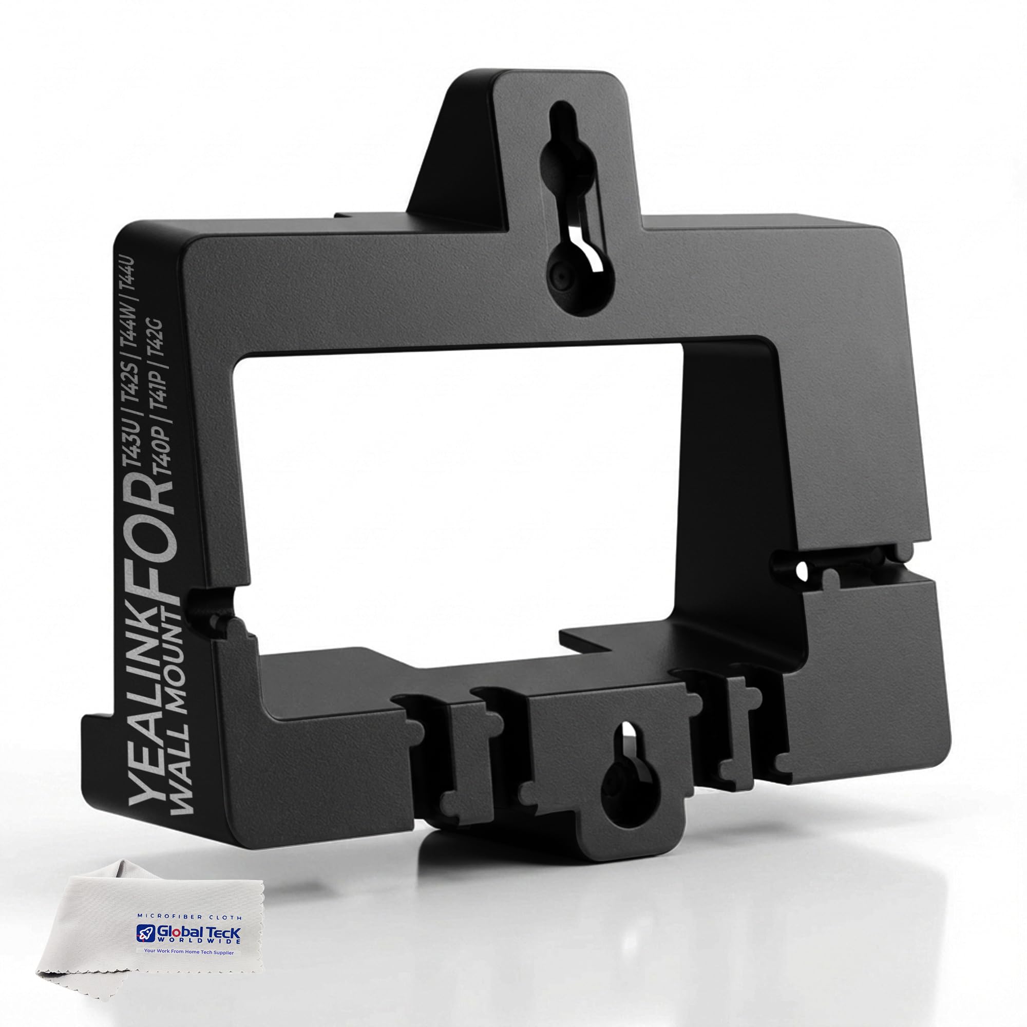 Yealink Wall Mount Bracket for Yealink Phones T40P, T41P, T42G, T42S with Global Teck Microfiber Cloth-image-29