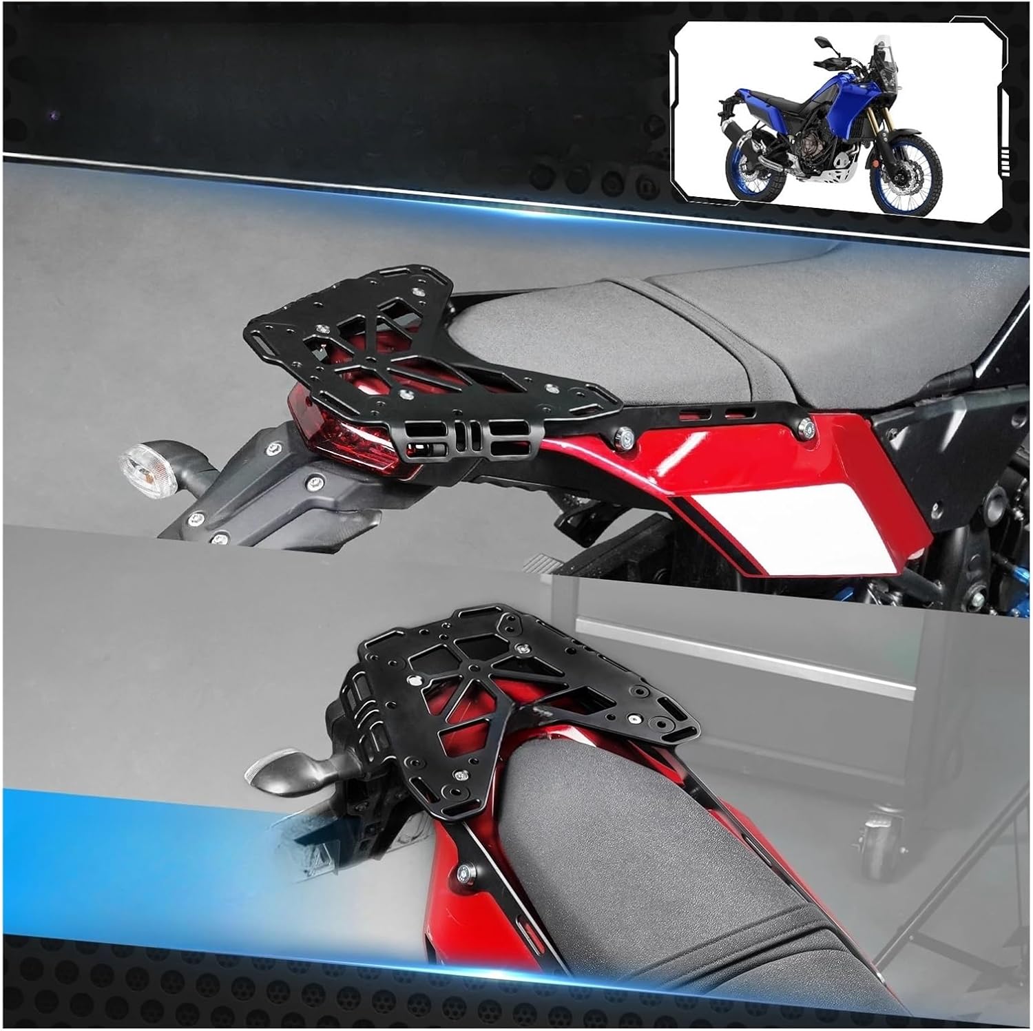 月 リアキャ リア荷物ラック テネレ 700 XTZ700 T700 2019-2024