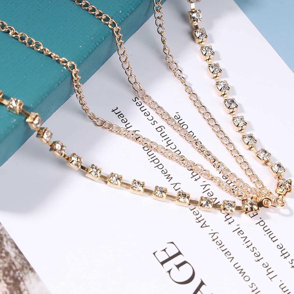 Catena Per Testa Stile Bohémien Con Strass - Fascia Regolabile Per Feste E Balli - Foto 8