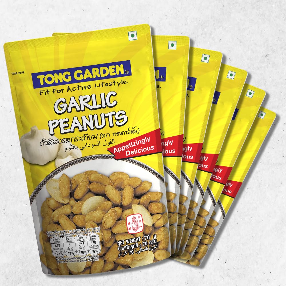 Tong Garden Garlic Peanut 65g Pack of 6 (B0CGVFH2C1) Amazon Price History, Amazon Price Tracker