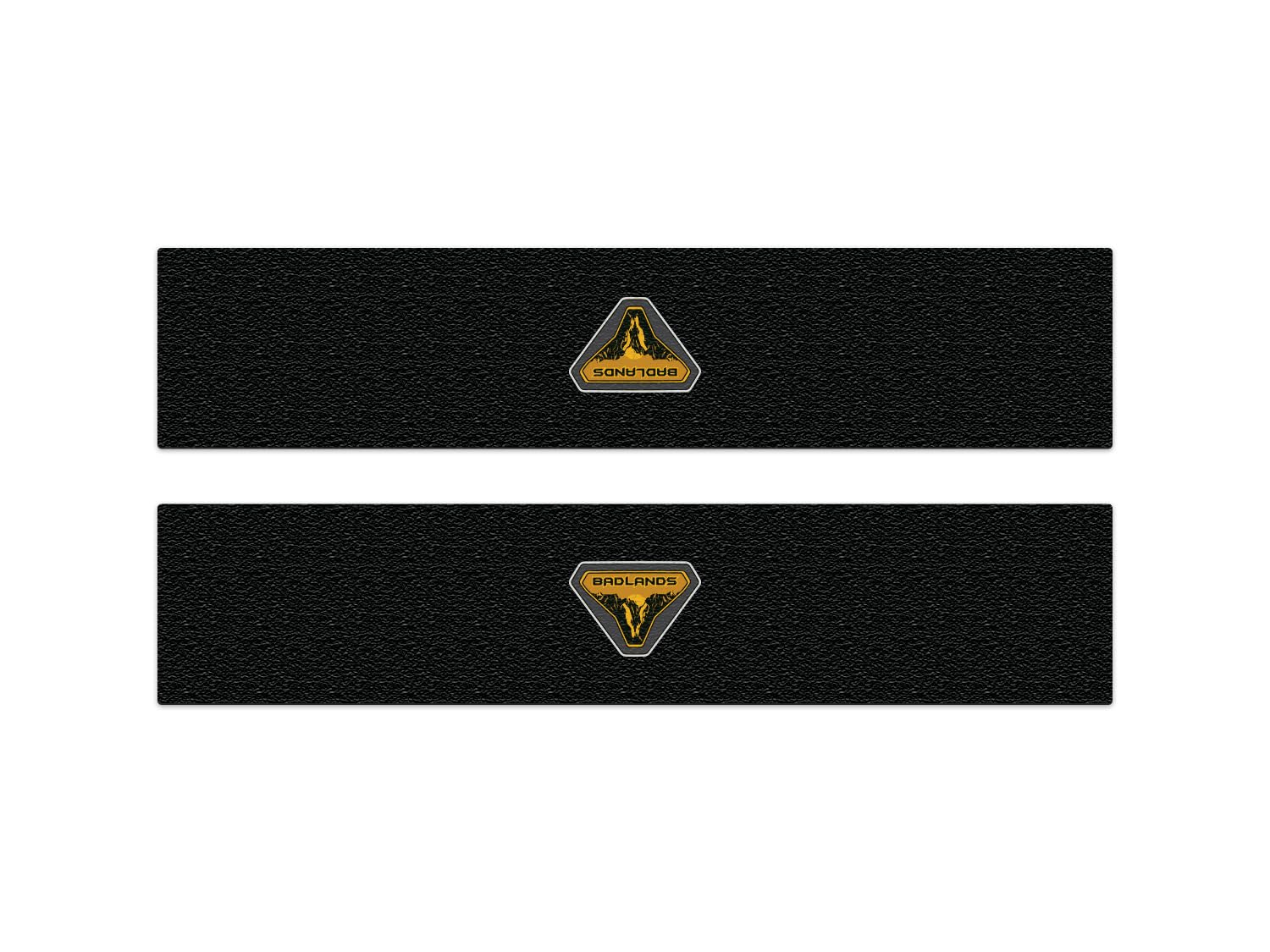 TufSkinz Door Sill Protection - Compatible with 2021-2024 Ford Bronco - Black Tuf-Liner Material - Custom Style - Outdoor Use - 4 Door Model - 1 Count