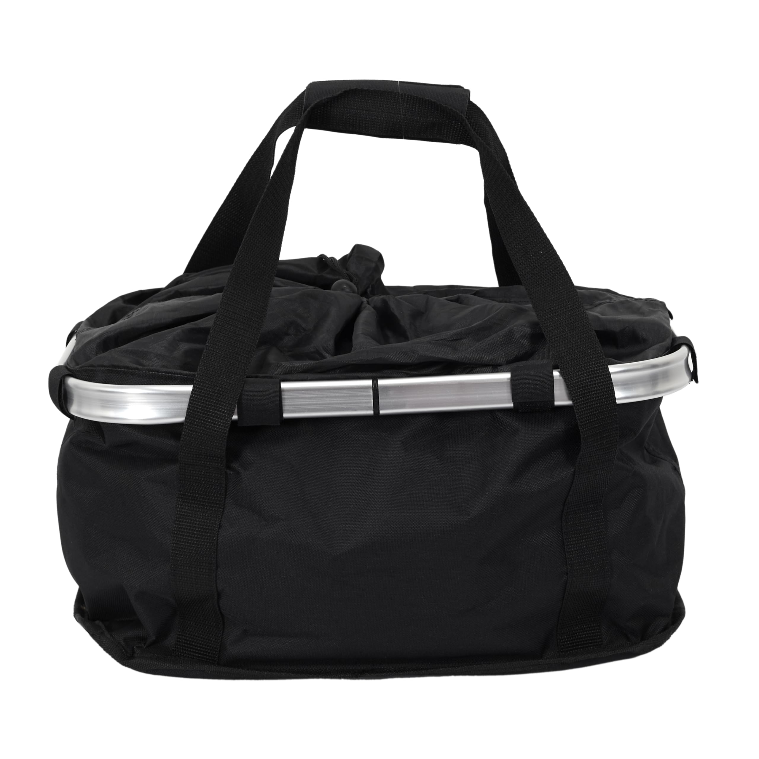 Be Mix Panier de Vélo Clipsable en Polyester 24 L Noir | Polyester, clipsable, contenance 24 L, fixation vélo, loisir voyage sport, transport d'affaires, pratique, noir