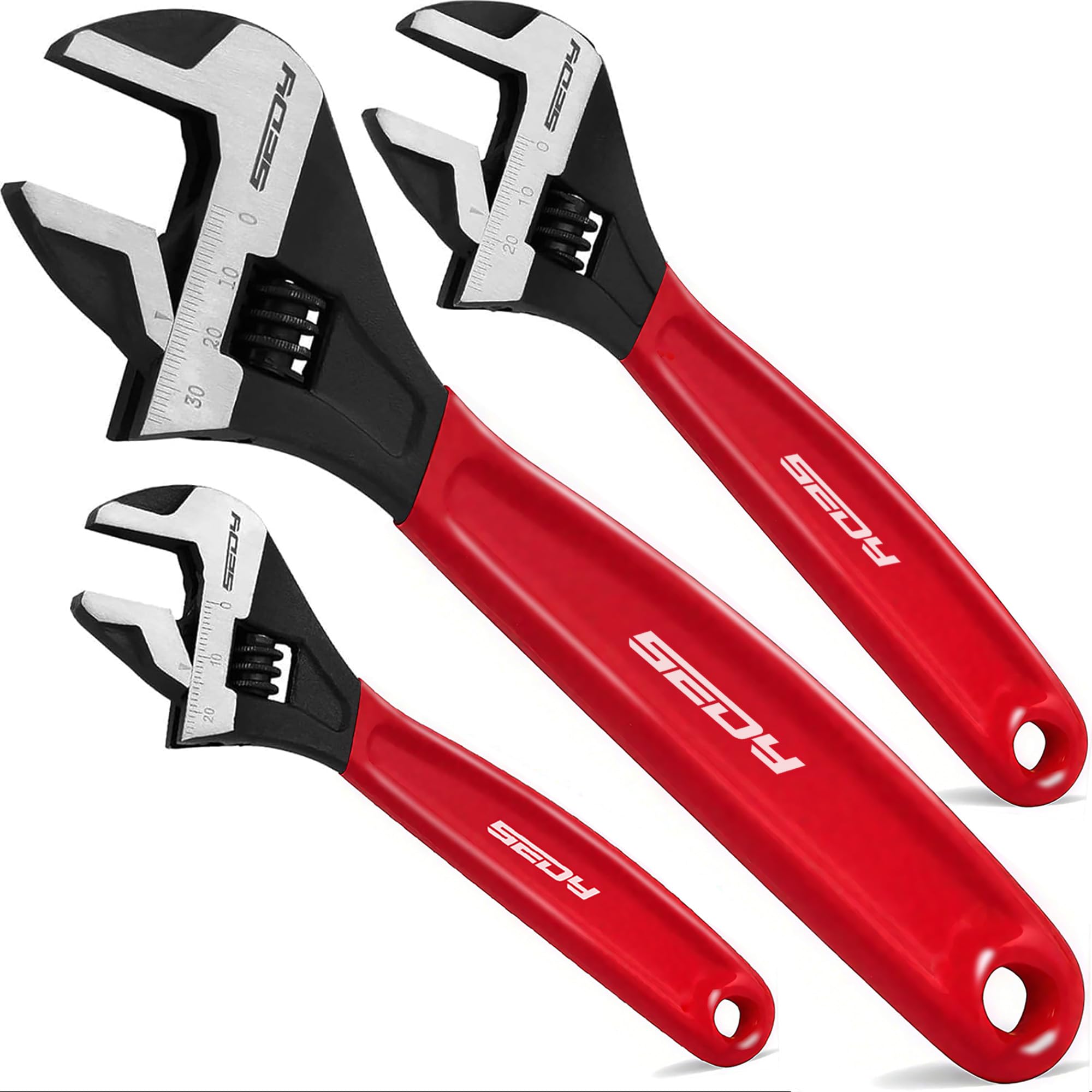 OEMTOOLS Verstellbarer Schraubenschlüssel – 15,2 Cm, Vernickelt Und Rostfrei, Mit Einfachem Auslöser