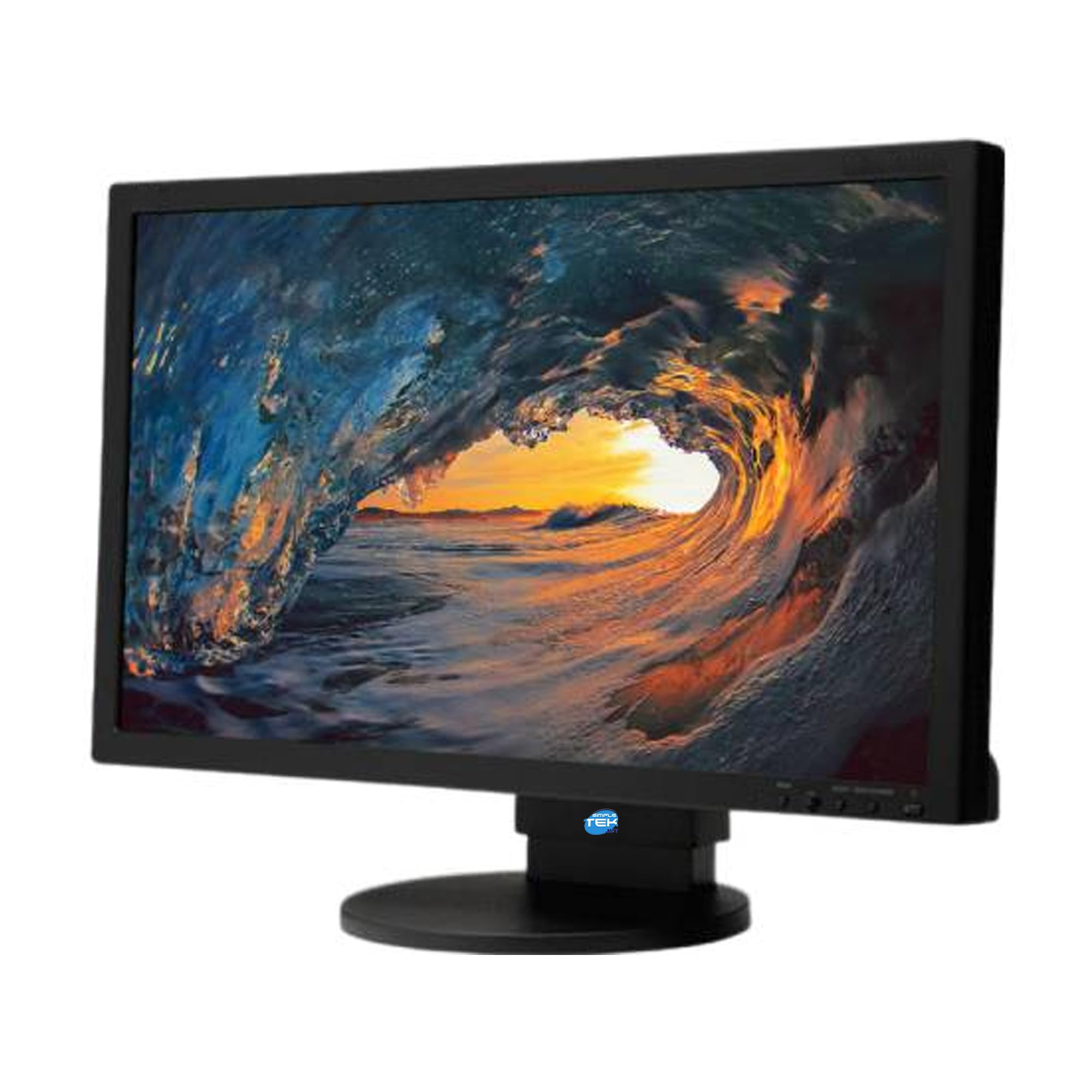 SIMPLETEK - Moniteur 23" FHD IPS DVI VGA DP VESA avec base (reconditionné)