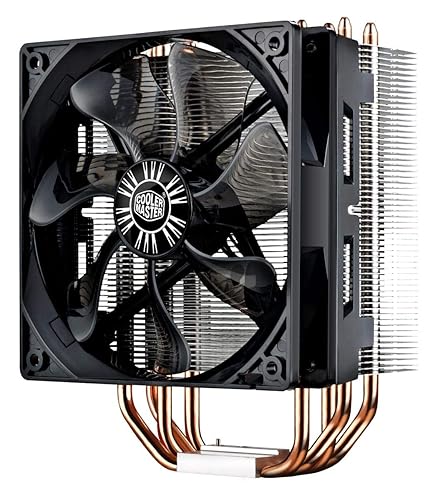 Cooler Master Enfriador de CPU Hyper 212 Evo 4 tubos de calor CDC ventilador PWM de 120 mm aletas de aluminio para AMD Ryzen Intel LG1151 Hyper 212