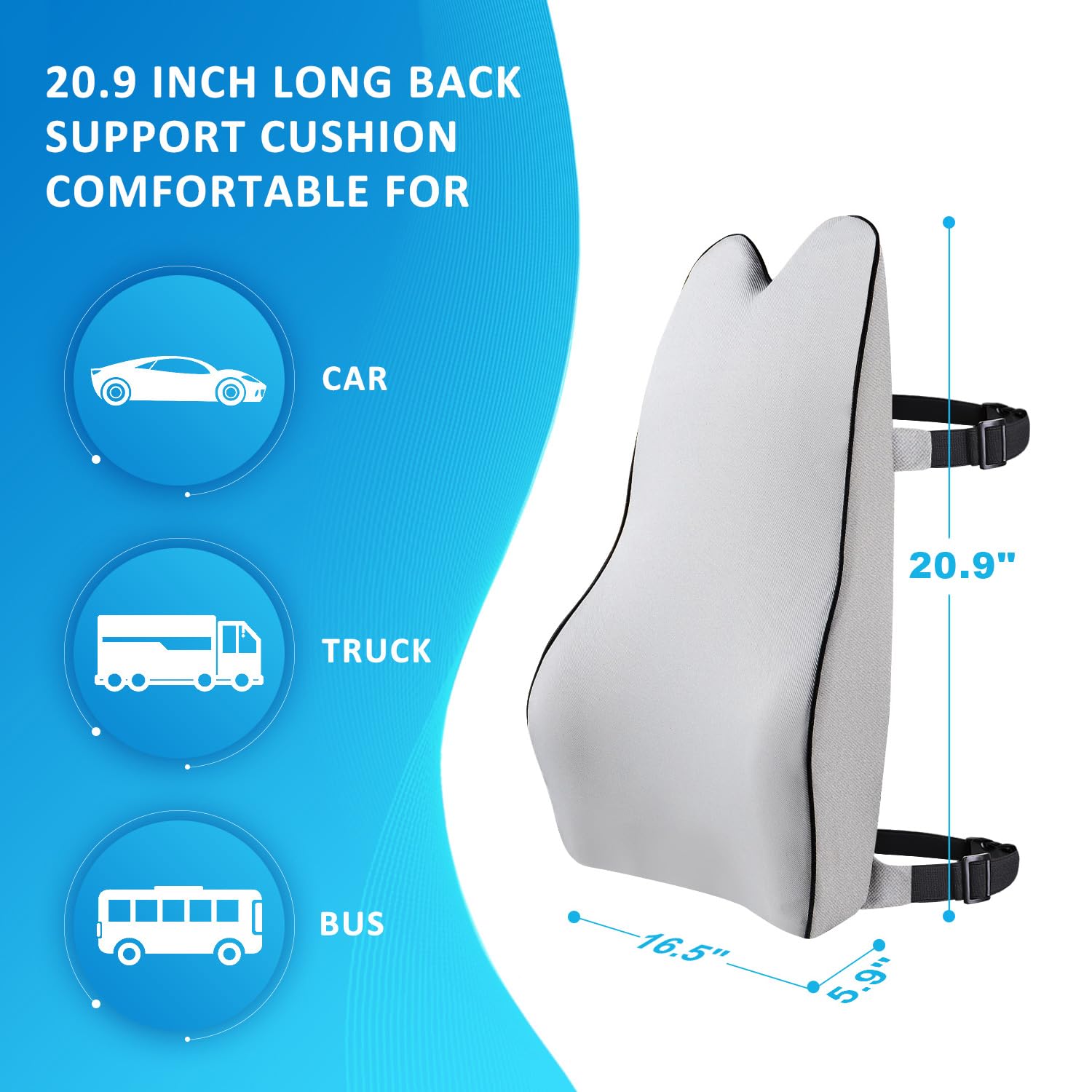 Lumbar Support Pillow For Car Seat Of Midsize/FullSize