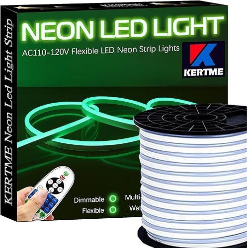 Miniatura 10 de KERTME - Tira de luces LED de neón