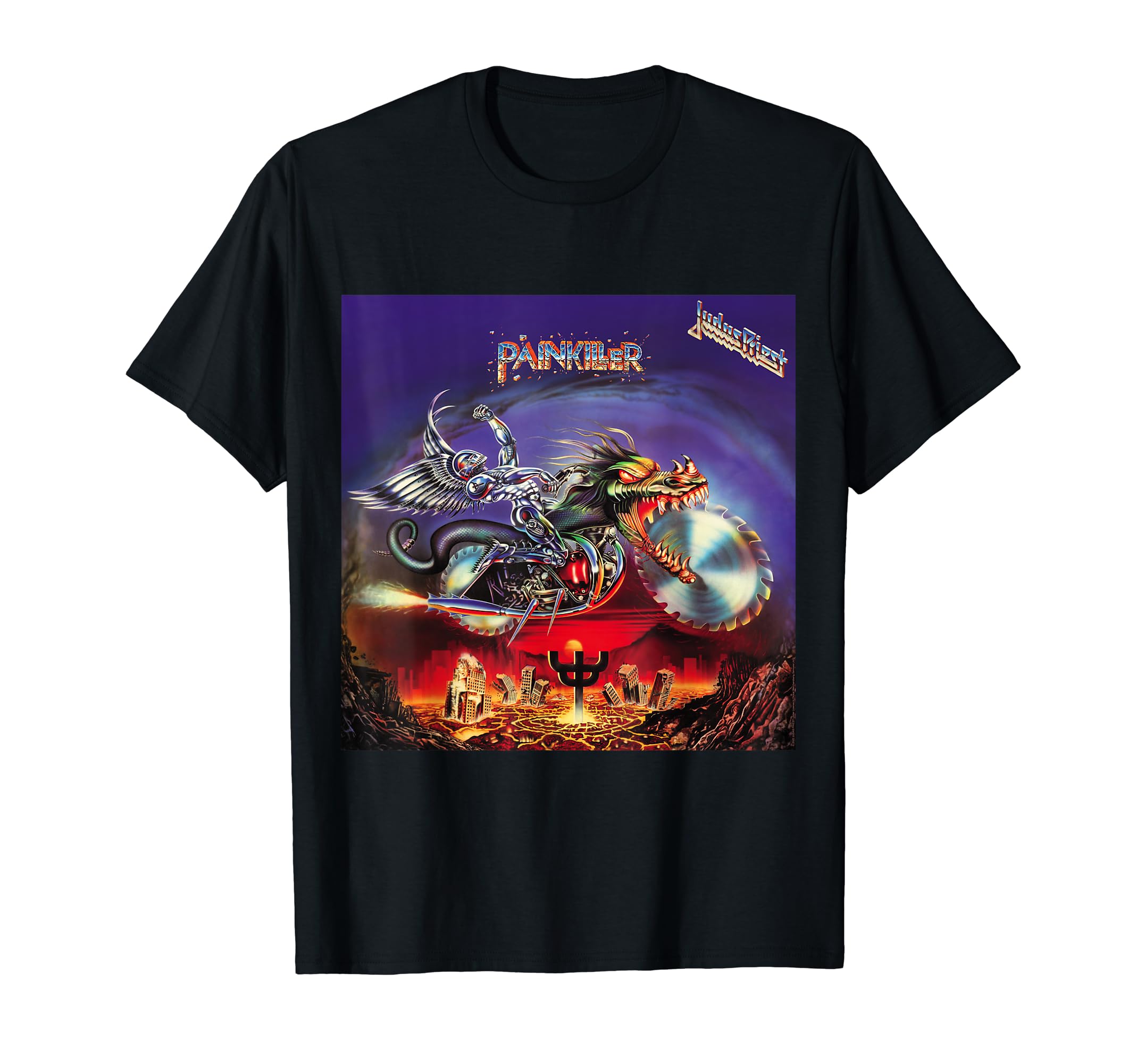 Amazon | Judas Priest – Pain Killer Tシャツ | Tシャツ・カットソー 通販 
