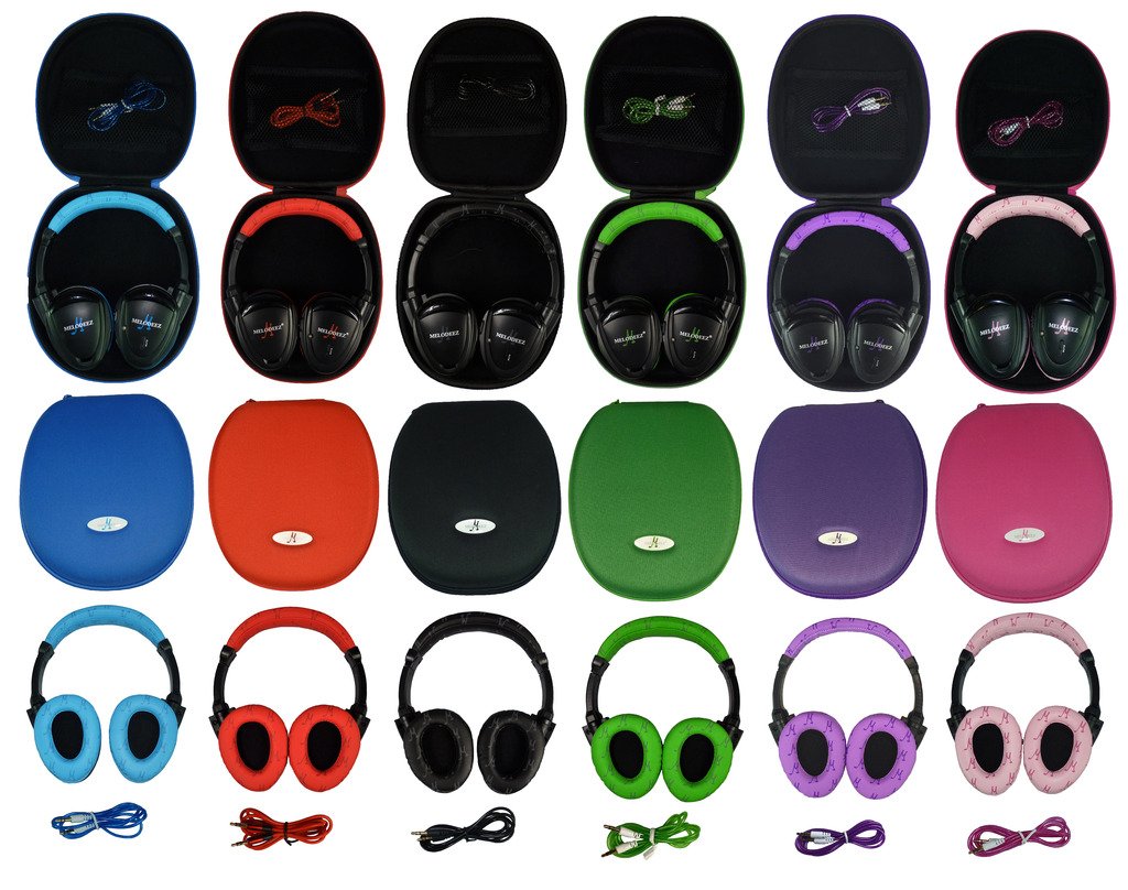 Wisconsin Auto Supply MDZHP-FF-BLK-(1) Black Wireless Headphone (2 Channel Fold Flat DVD Player with Case and 3.5 mm Auxiliary Cord), 1 Pack