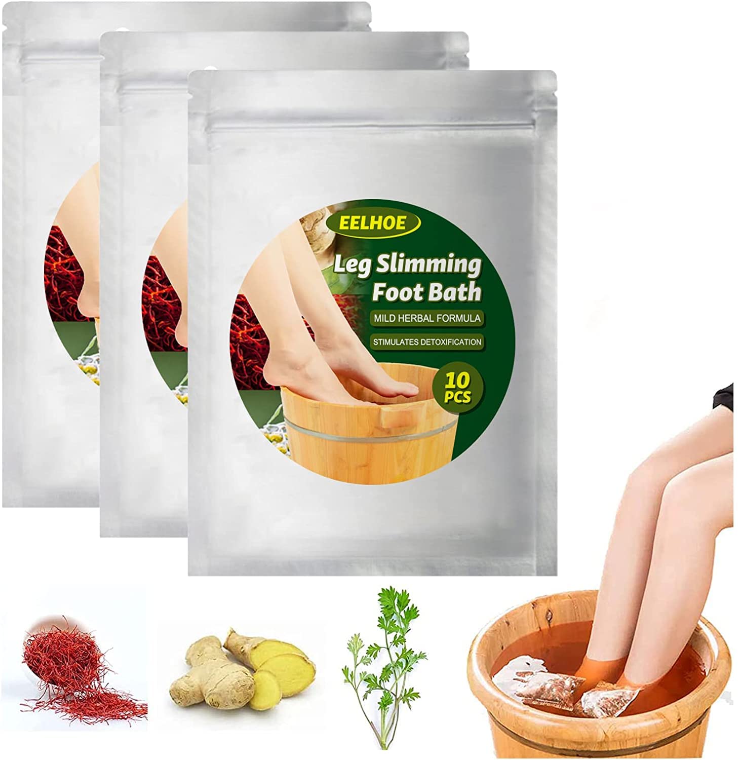 Buy Lymphatic Drainage Ginger Foot Soak,Leg Slimming Foot Bath,Foot