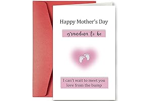 1st Grandma Mother's Day Card | Special Mother's Day Card for Mom