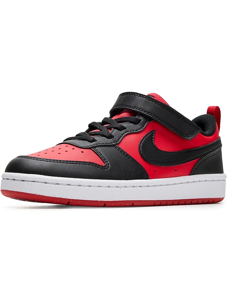 Red Nike Court Borough Low Recraft (Little Kid)