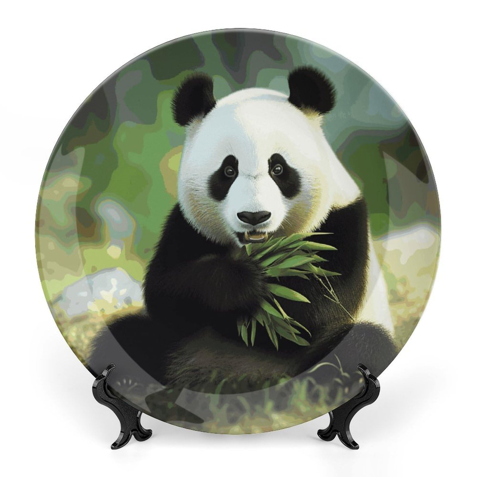 Assiette de présentation panda en porcelaine pour insuffler de la douceur à votre intérieur
