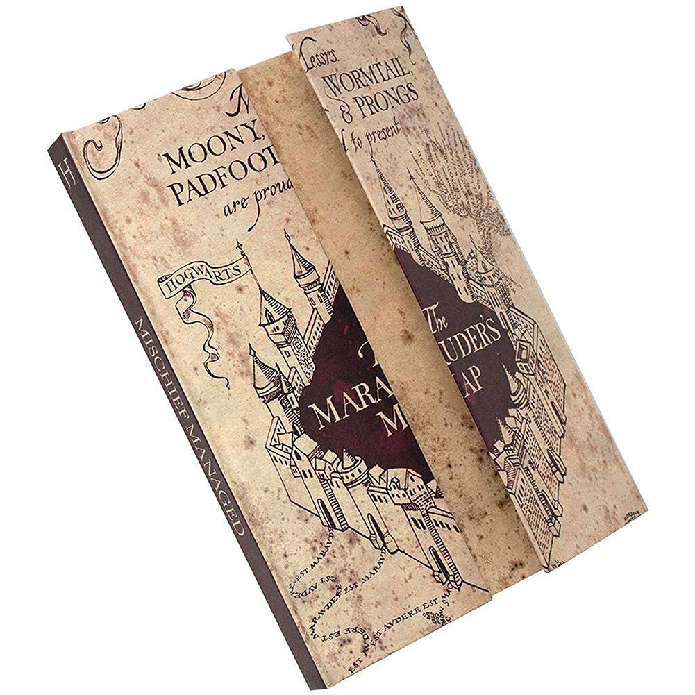Carnet Harry Potter A5 Carte du Maraudeur pour ne plus perdre vos notes