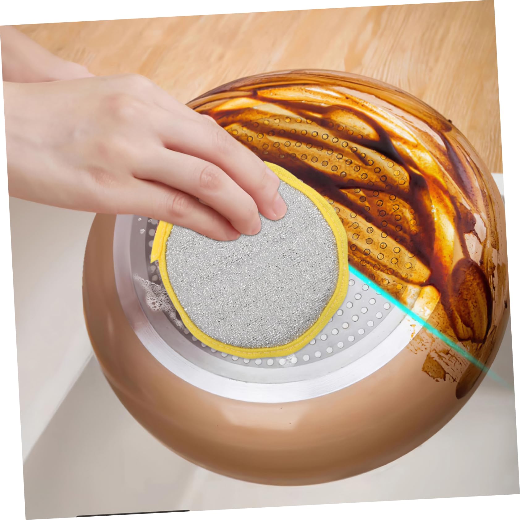 30piezas Esponjas De Cocina Reutilizables Estropajos De Doble Cara para Lavado De y Limpieza del Esponjas De Fregado para Sinks Cuencos y Utensilios De Cocina