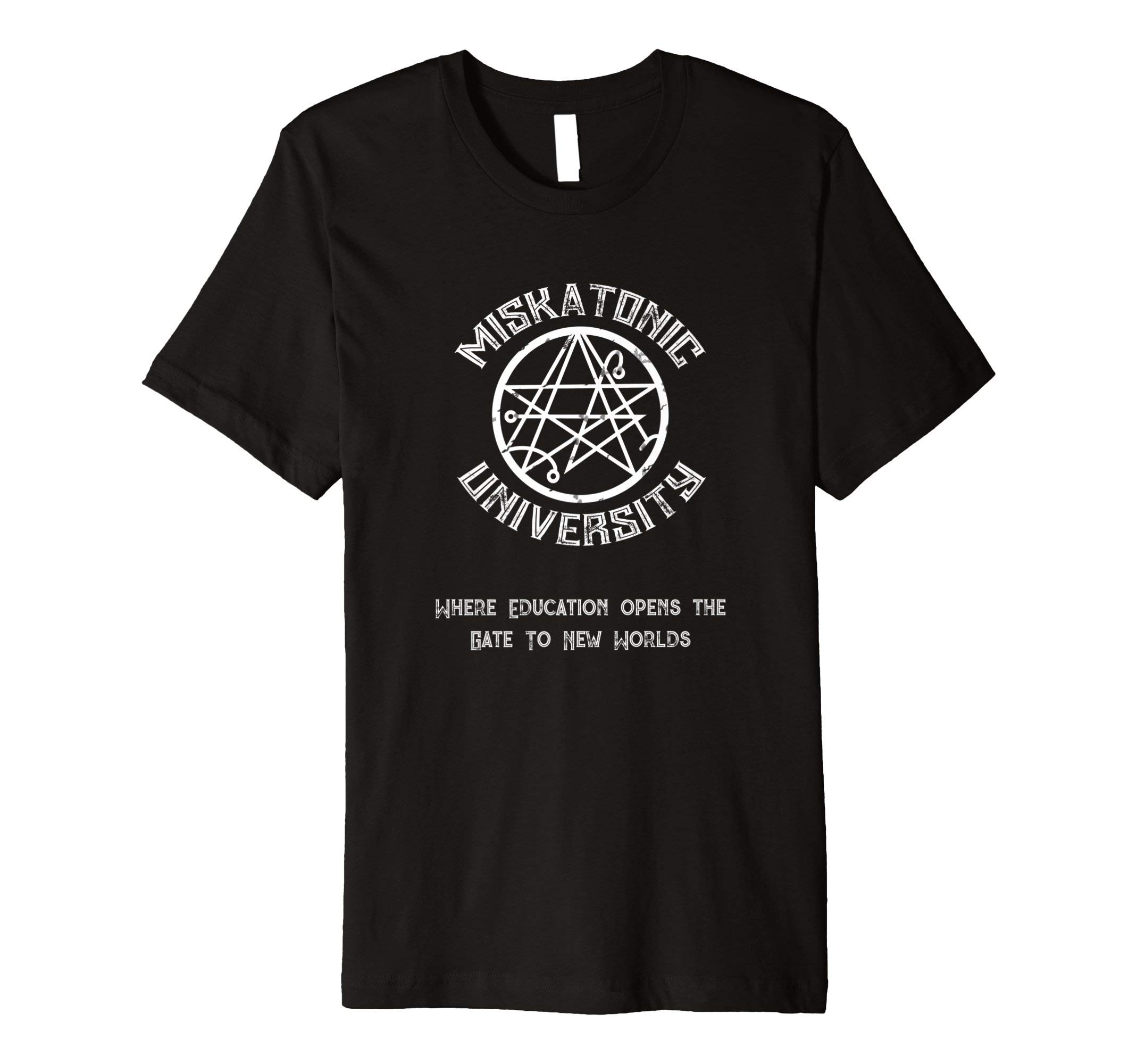 Miskatonic University: Gate to New Worlds Classic Horror Tee T-ShirtOEKO-TEX STANDARD 100
