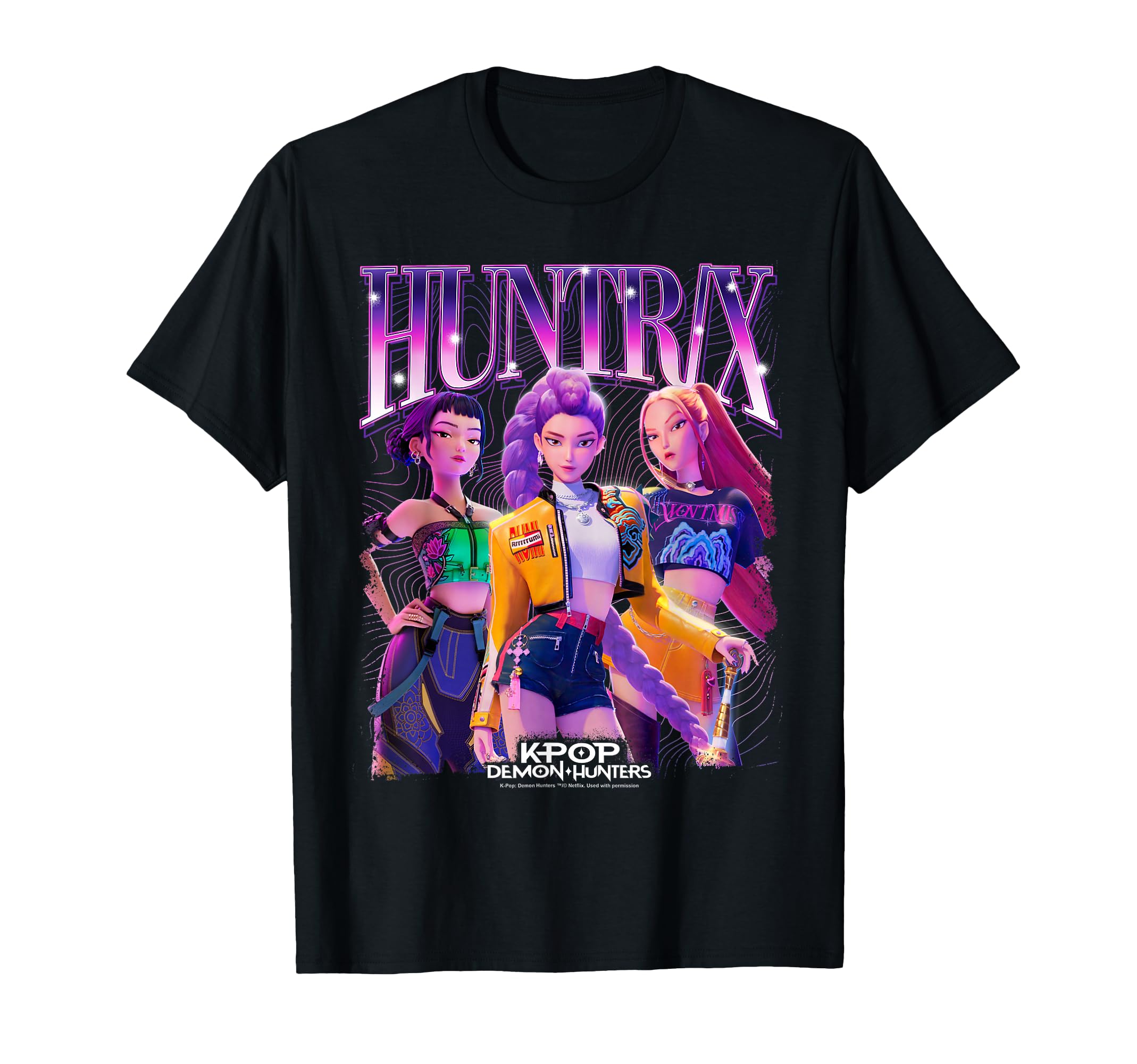 KPop Demon Hunters Huntrix Bootleg Offiziell lizenziert T-Shirt