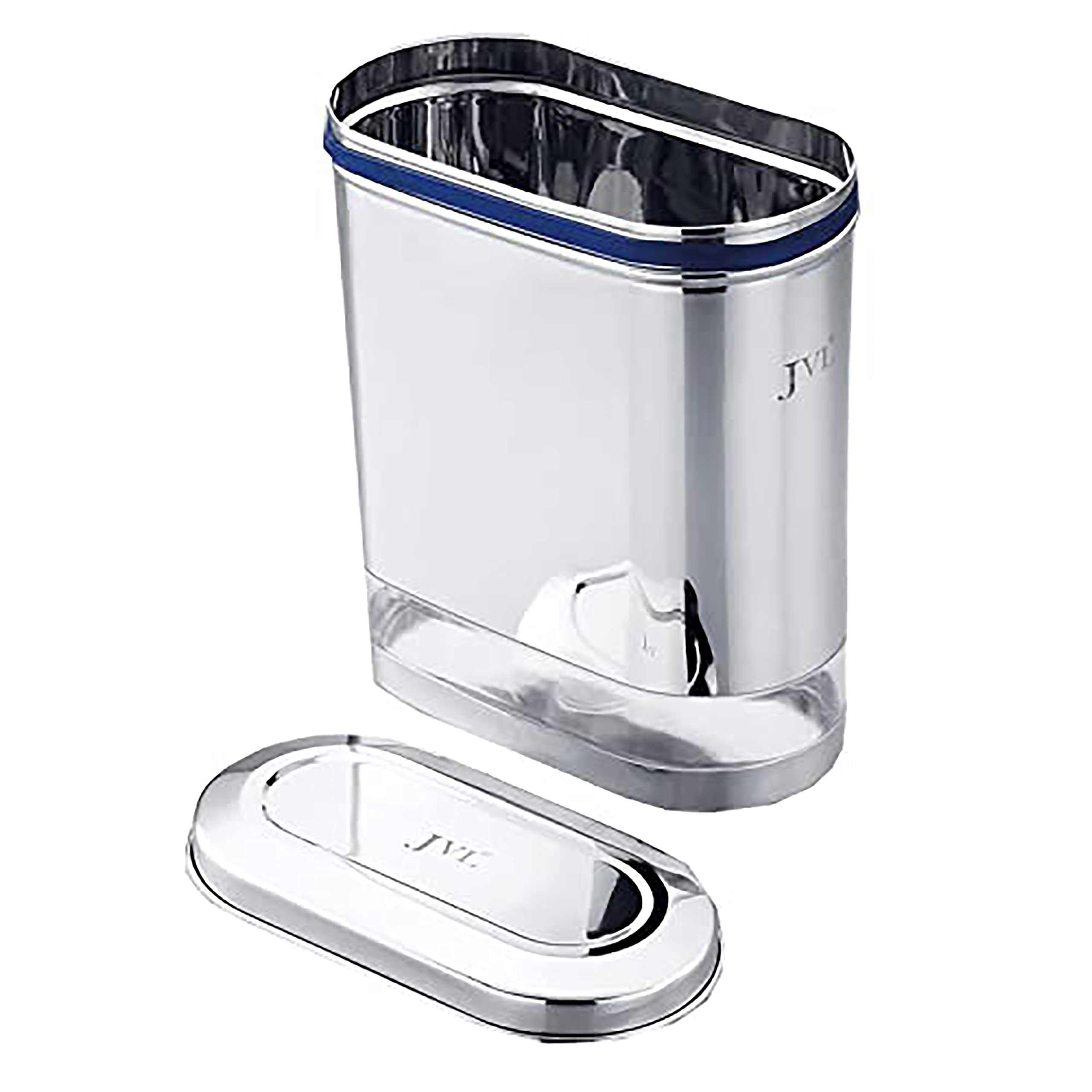 JVL Stainless Steel Kitchen Food Storage Capsule Shape Galaxy Clear Canister with Unbreakable Steel Lid for Dry items Store - 3.5Litres (B0B8W3KB37) Amazon Price History, Amazon Price Tracker