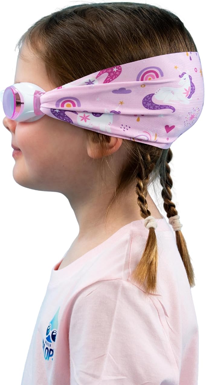 Waterplops Waterplops Lunettes de Natation avec Bandeau Tissu Confort
