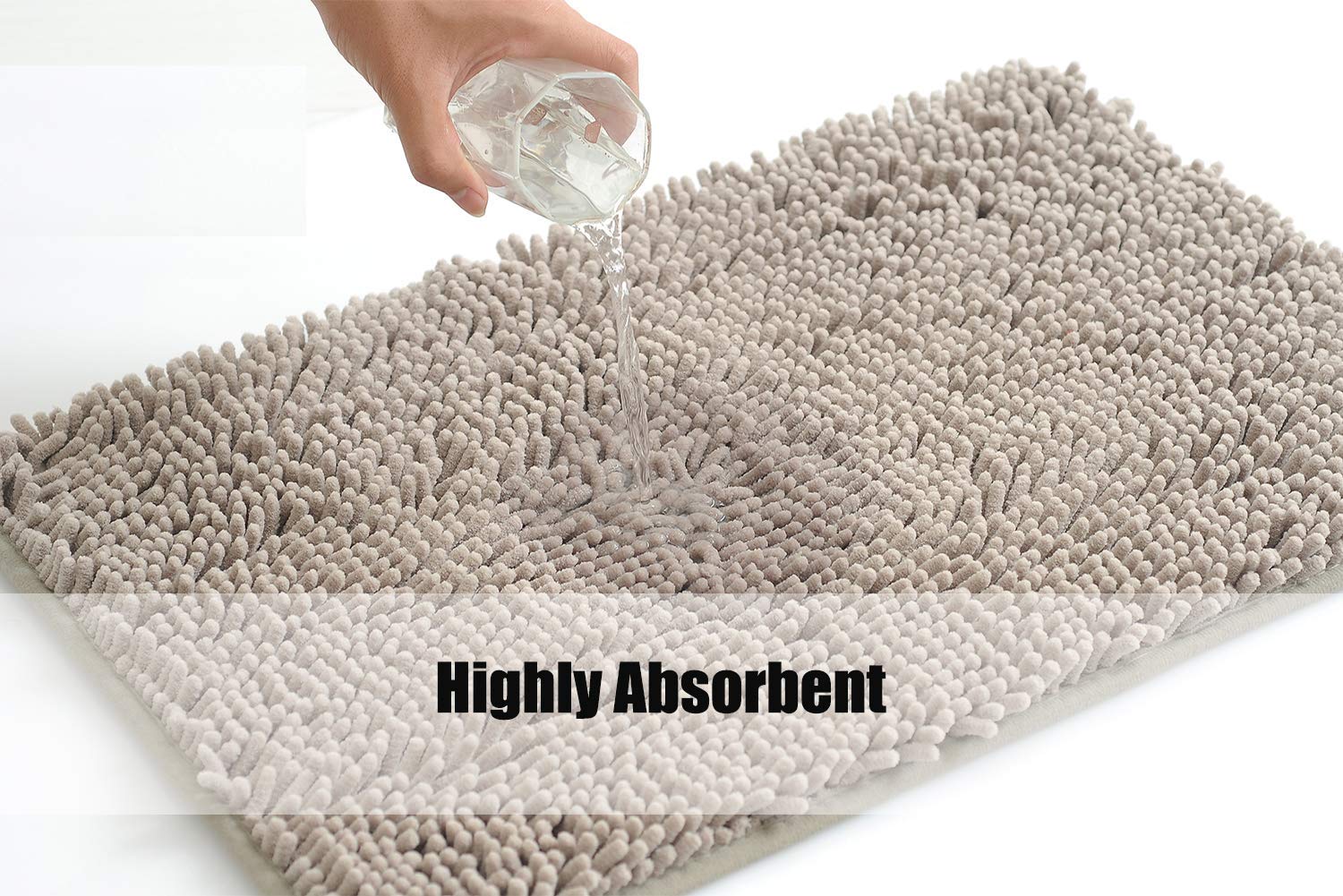 Alfombra de baño Extra Grande, Antideslizante, Absorbente, alfombras de baño para Sala de Estar, baño, Cocina, Dormitorio (45 * 70 CM, Azul Real)
