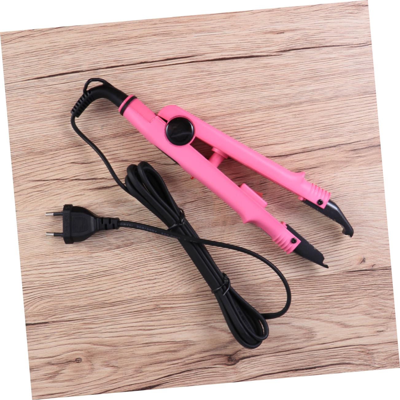 Connecteur Capillaire Rose à Température Constante LED, Fer à Souder pour Extensions de Cheveux, Chauffage Rapide, ABS et Fer, 1 Pièce