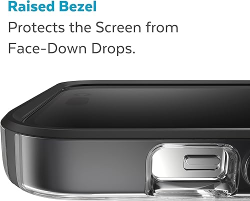 Miniatura 9 de Speck Funda transparente para iPhone 14 Pro - Delgada, construida para MagSafe, resistente a los arañazos y protección contra caídas -