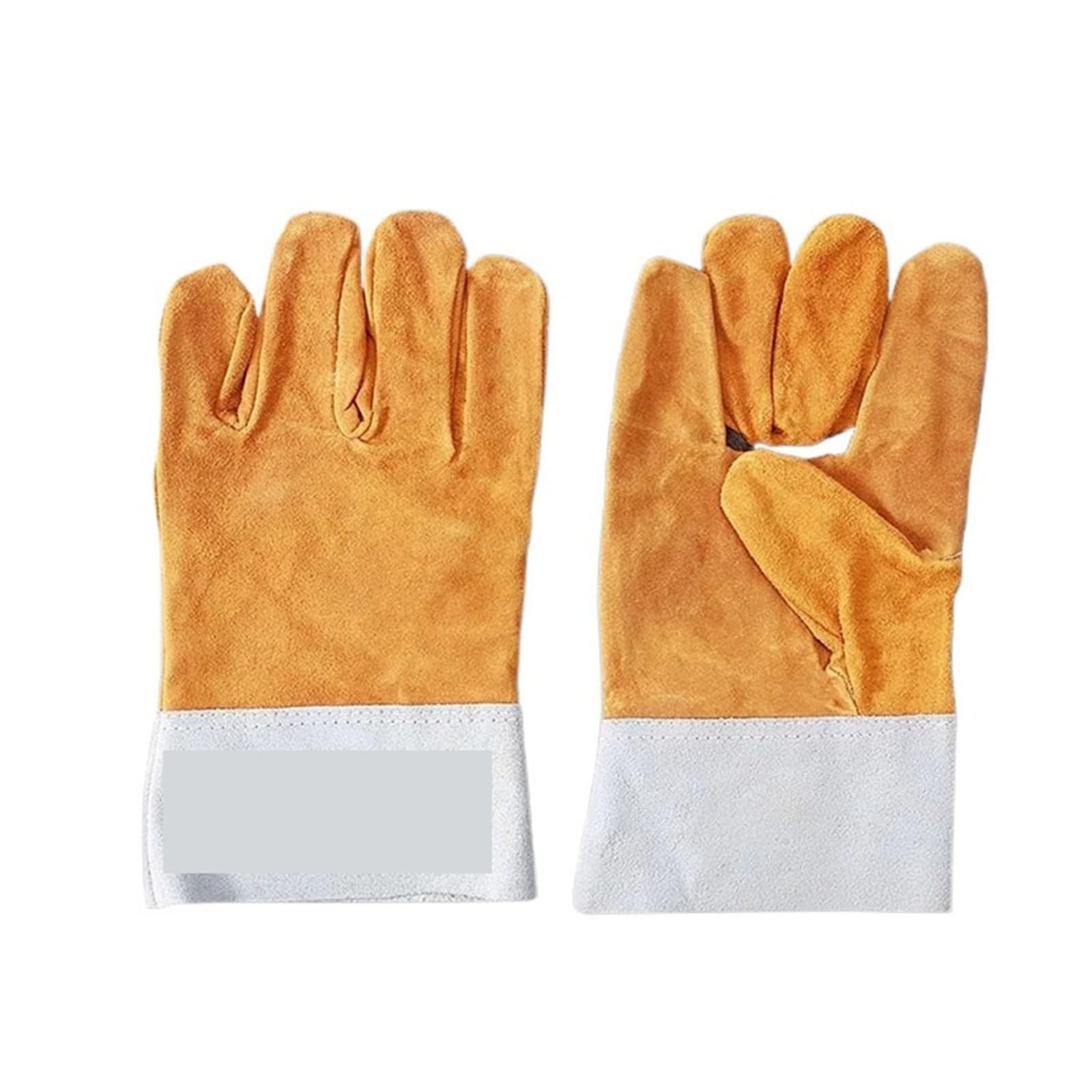 LNHHG Welding Clothes, Heatproof Welding Gloves Soft Wear-Resistant Leather Welder Safety Protection Glove