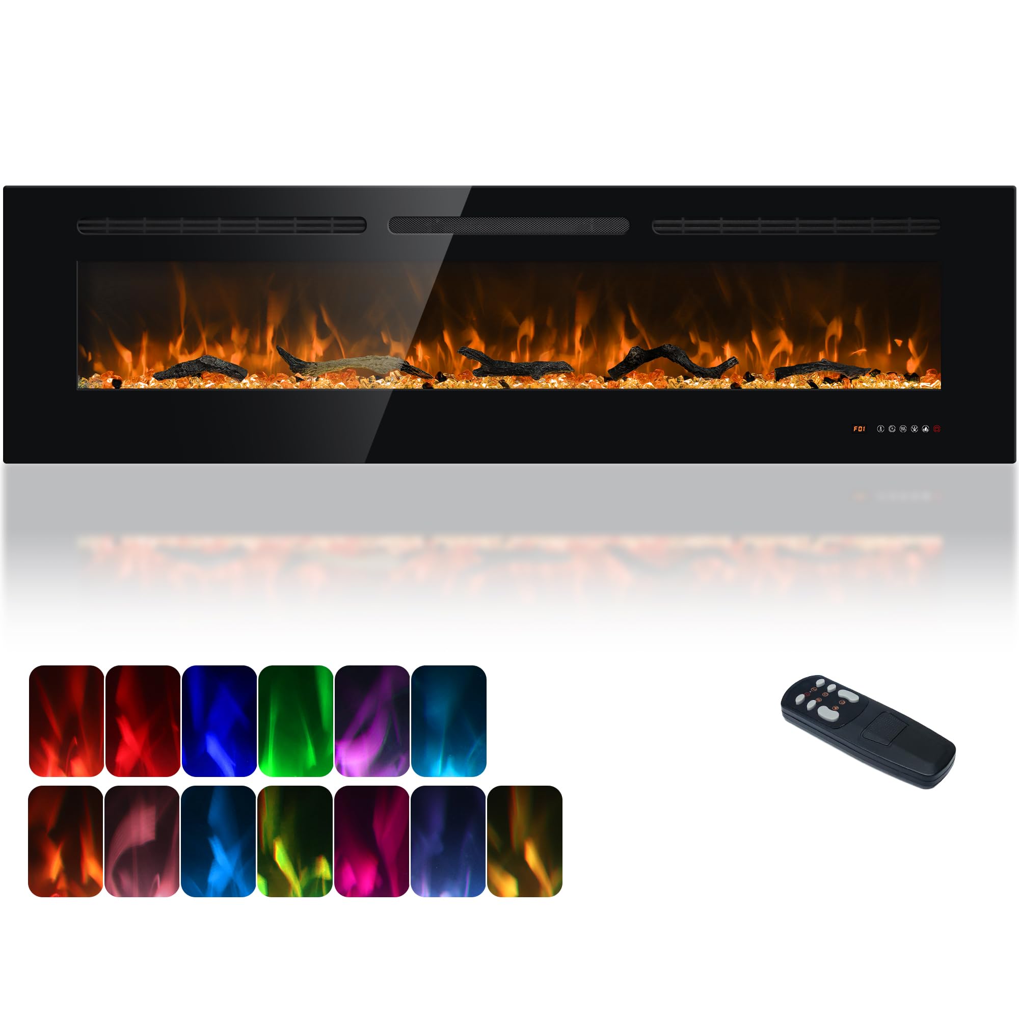Carsynflame 65 inch Electric Fireplace