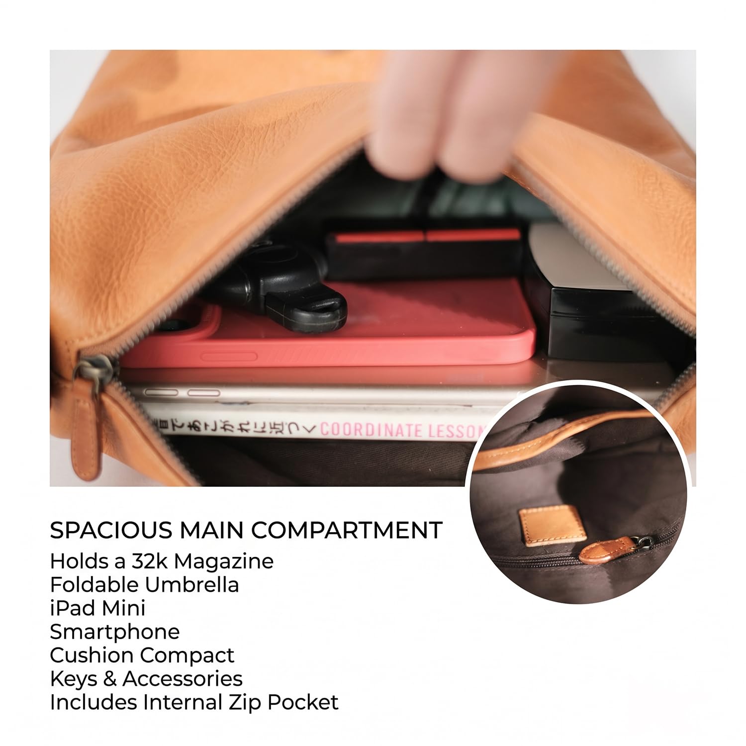 Bolso de Mano Mujer de Cuero Genuino Primavera-Verano, Mini Bolso de Croissant Tipo Domo, Elegante Bolso de Hombro Debajo del Brazo y Bandolera Marrón