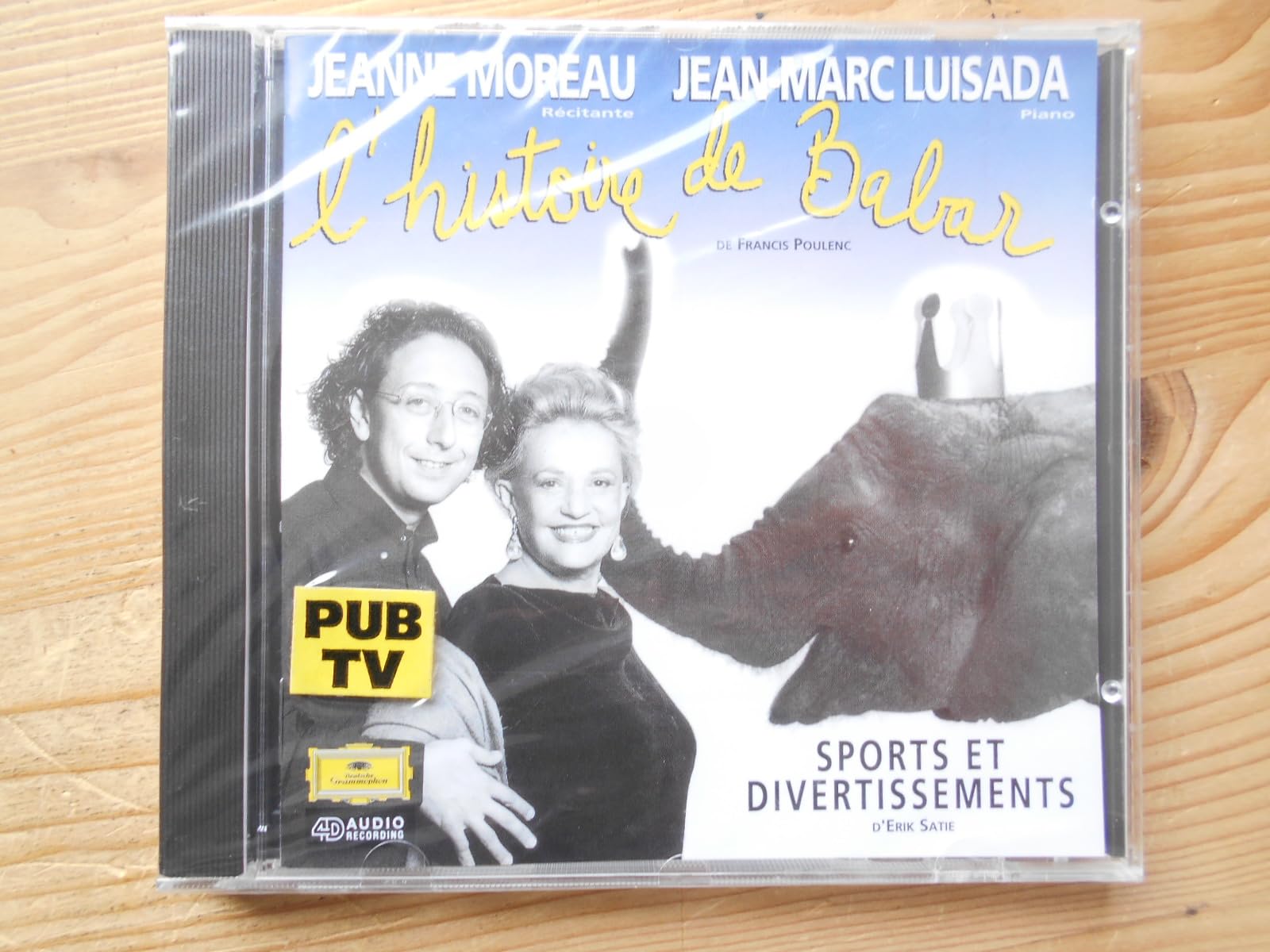 Poulenc and Satie: L'Histoire De barbar - Sport et Divertissements [Audio CD] Moreau, Jeanne and Luisada, Jean-Marc
