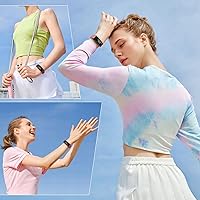 Vista 6 de 4 Pack Bands Compatible with Fitbit Inspire 3/Inspire 2/Inspire/Inspire HR/Ace 3/Ace 2 Band, Elastic Adjustable Nylon Loop Straps Replacement