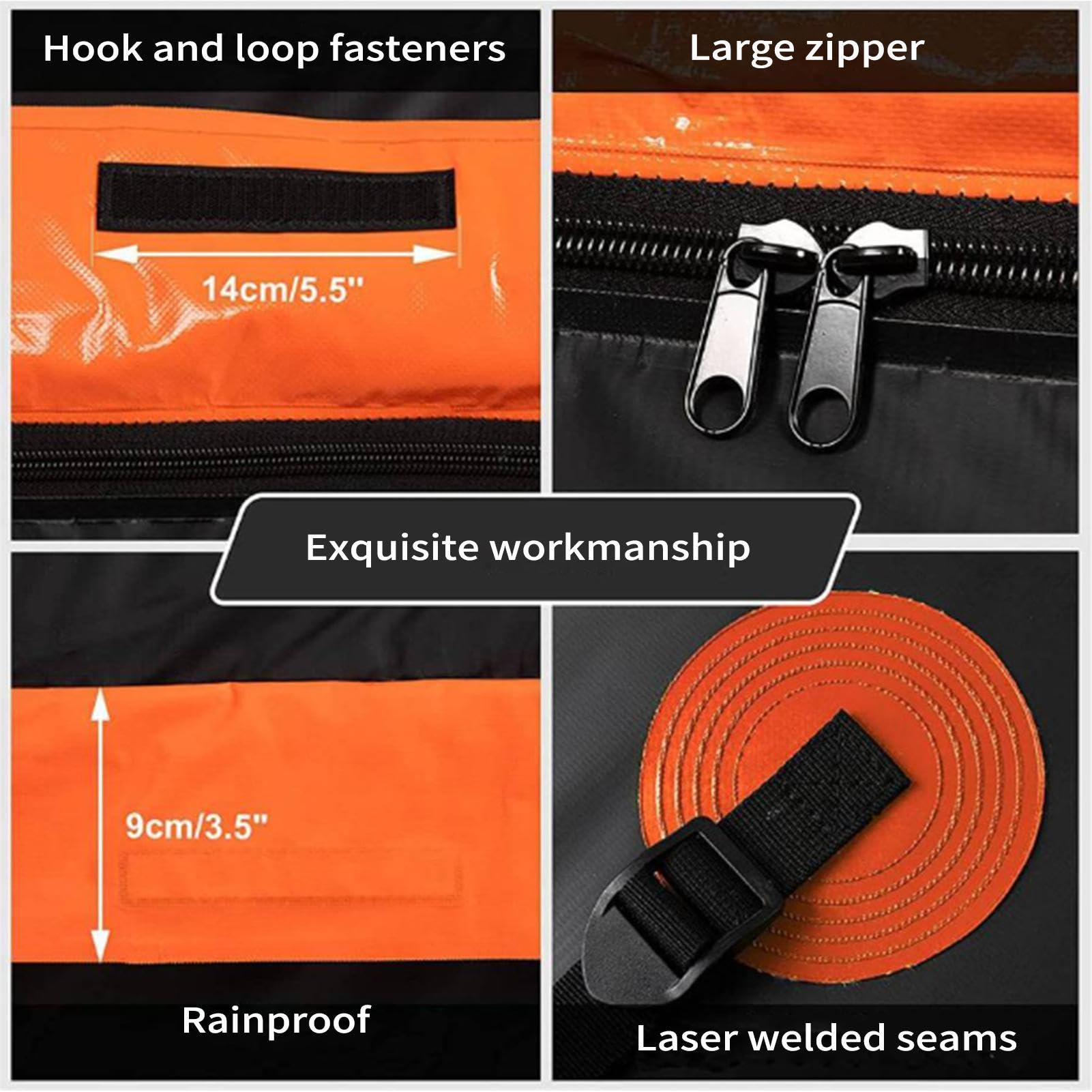 Torba Cargo Na Hak 550 Litrów Wodoodporny Wytrzymały Składany Pojemnik