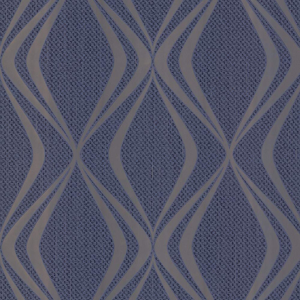Belgravia Decor Amelie Geo Navy Wallpaper 3012