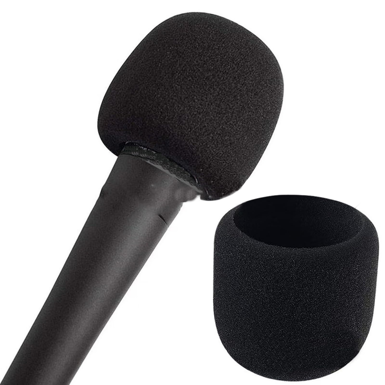 Mic Windscreen Foam Covers for Microphones Protect Microphones from Interferences and Improve Sound