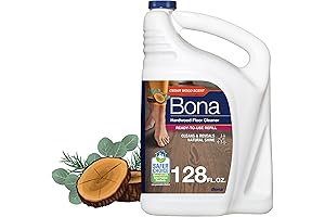 Bona Professional Series Hardwood Floor Cleaner Refill, 128 fl oz, Cedar Wood Scent