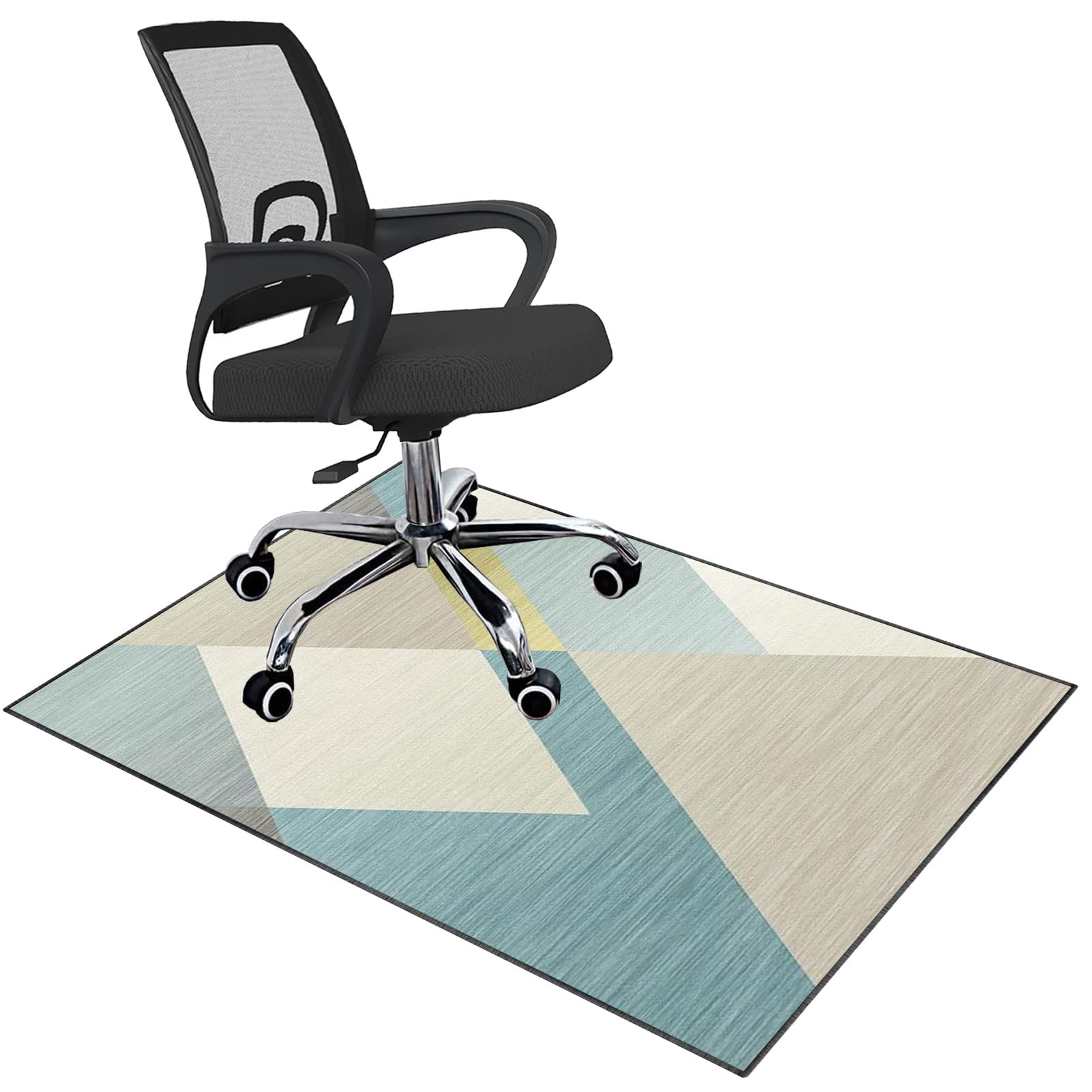 EYZO Office Chair Mat 80 × 120 cm | Gaming Computer Chair Mat | Office Chair Mats For Hardwood Floors Non Slip Floor Protector Mat For Chairs Pad Desk Chairmats Office Floor Protector Mat — image 1