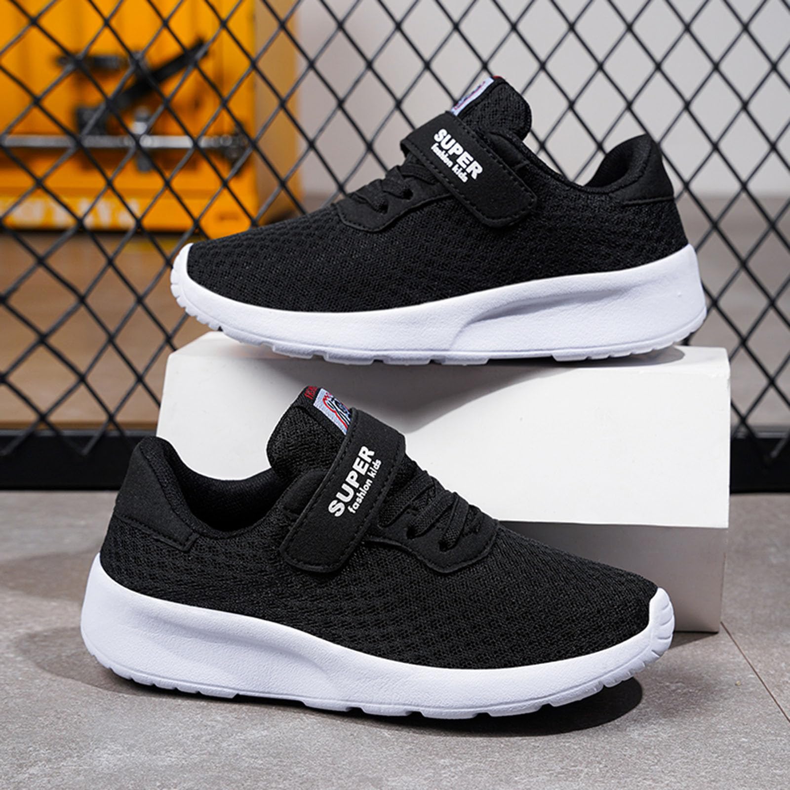 Generisch Chaussures de course légères et respirantes pour enfants, filles, garçons, chaussures de sport Adiletten pour femme